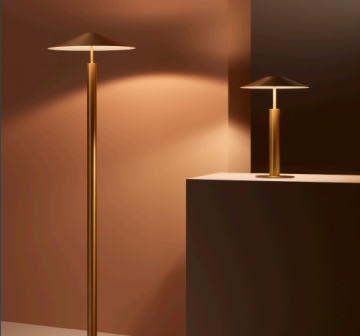 H Floor and Table Lamp