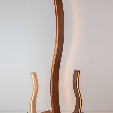 Besoke by design curl table and floor lamp